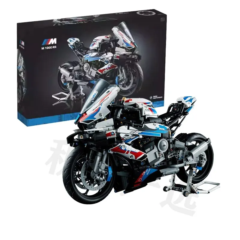 

1920PCS Technical 1:5 Scale M 1000 RR Racing Motorcycle Building Blocks Speed Motorbike Superbike Bricks Toys Gift For Adult Kid