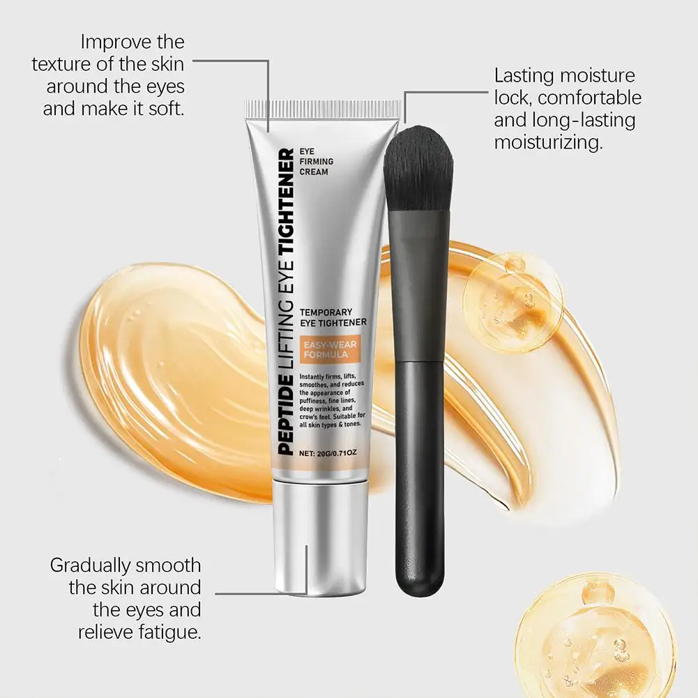 Crema para ojos reafirmante y iluminadora instantánea mejora las líneas finas alrededor de los ojos suaviza la piel y hidrata profundamente el cuidado de los ojos