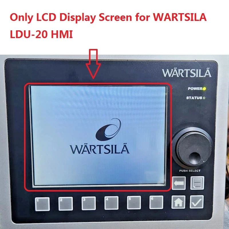 Only LCD Display Screen for WARTSILA LDU-20 HMI Repair Replacement