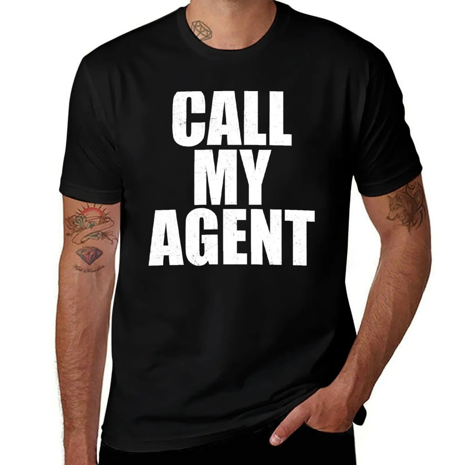 Call My Agent T-Shirt Christmas Theme Tee Top