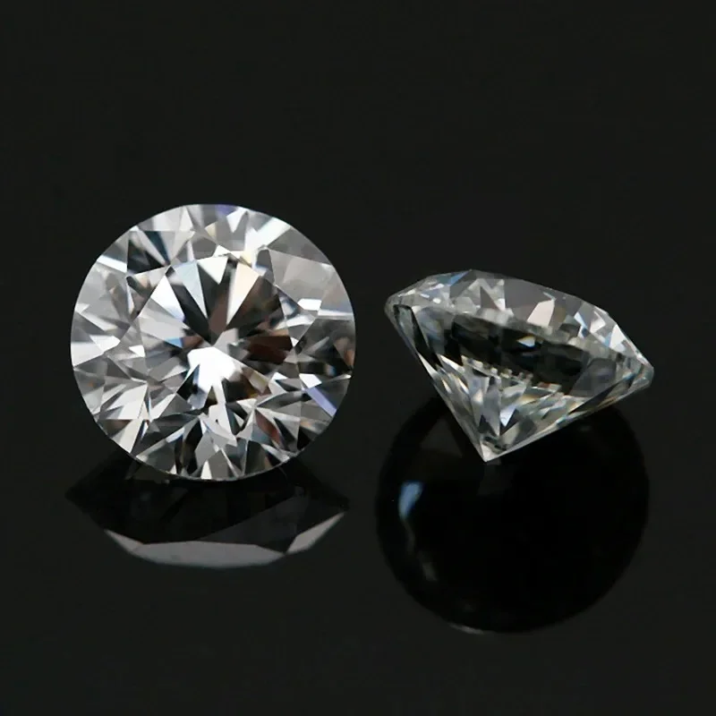 Moissanite Stone Round Cut 0.1ct-12ct D Color Vvs1 Moisanite Loose Stone Wholesale Prices Gemstone For Moissanite Jewel Making