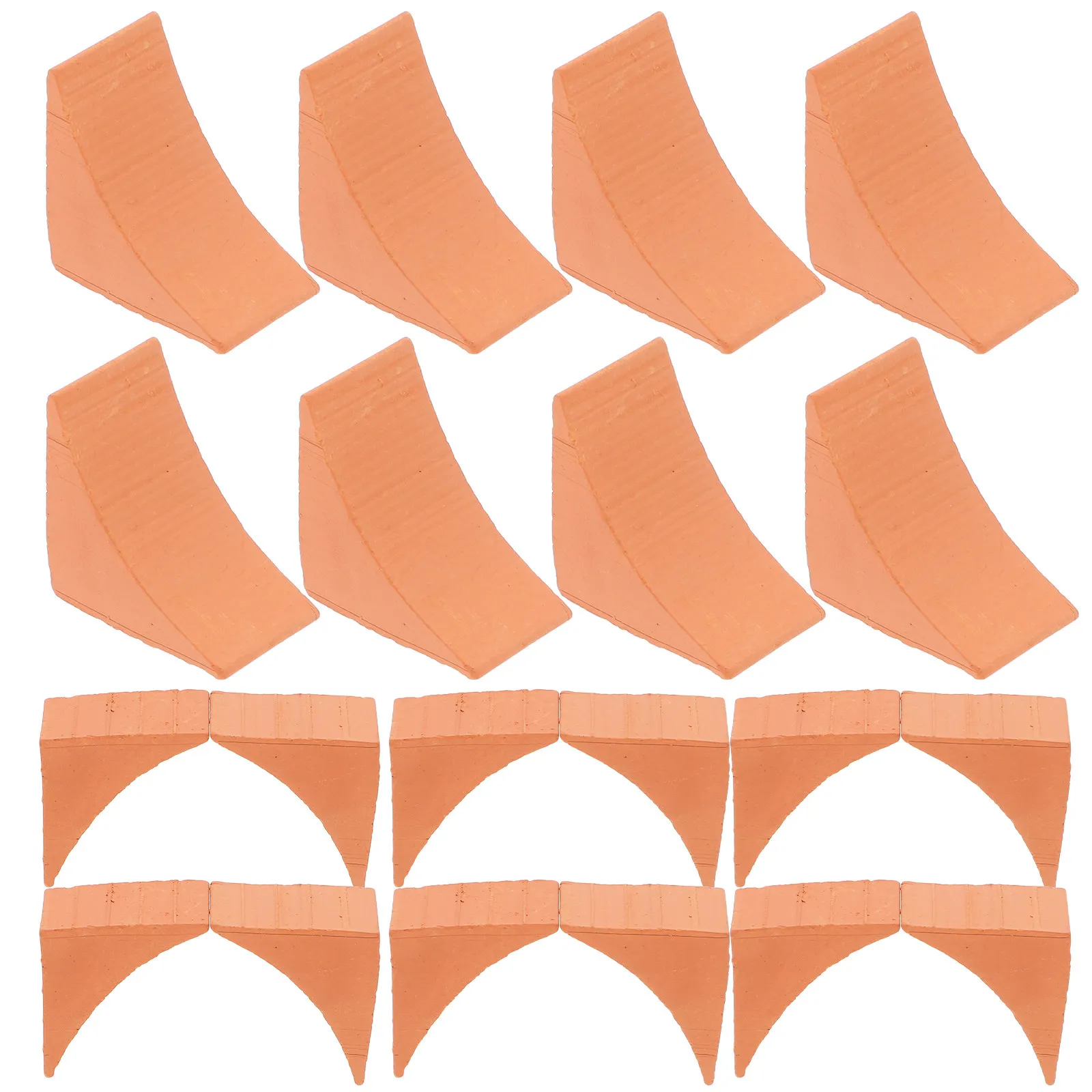 

20Pcs Miniature Door Bricks High Realism Tiny Wall Bricks DIY Building Micro Landscape Accessories for Sandbox Scenes