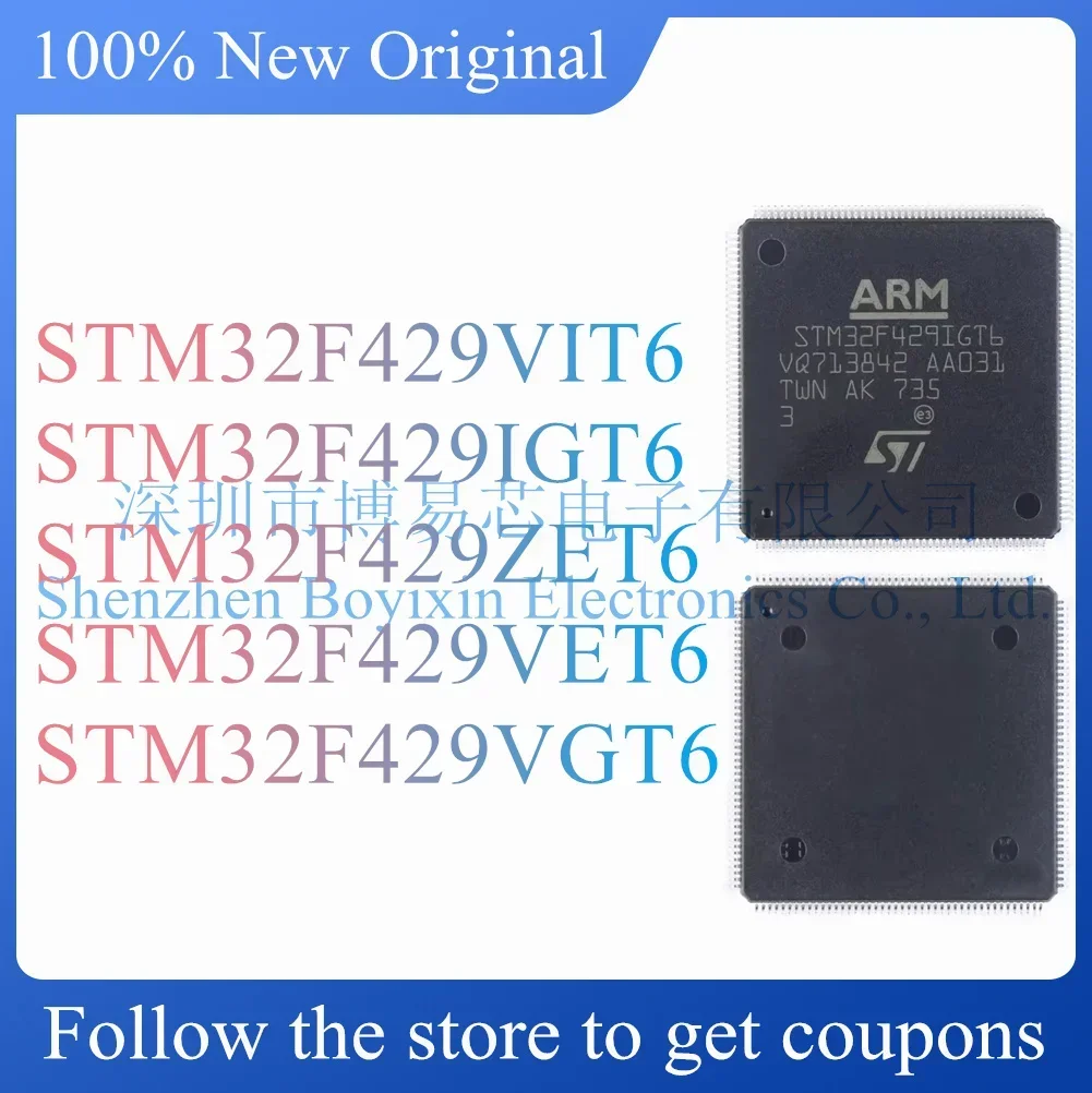 

NEW STM32F429VIT6 STM32F429IGT6 STM32F429ZET6 STM32F429VET6 STM32F429VGT6 Original Product