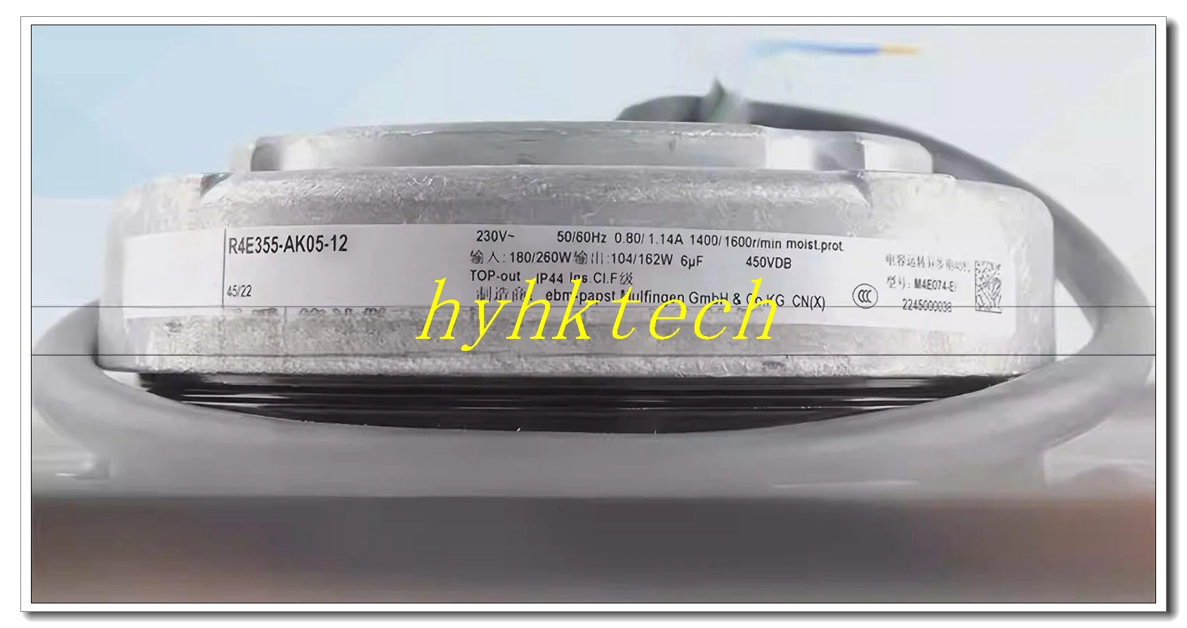 original  R4E355-AK05-05  R4E355-AK05-12  FFU air conditioning purification fan，100% tested before shipment