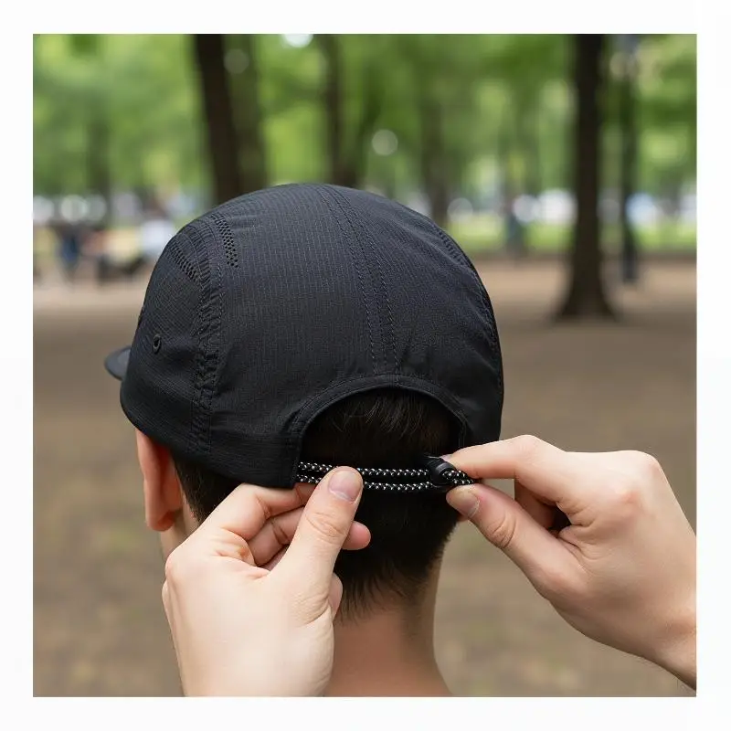 Ultra-Light 40g Quick Dry 5 Panel Cap Men Women Ideal for Sun Protection and Sports Activities
