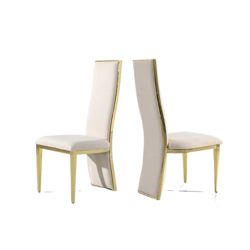 

Современный обеденный стул в стиле лайт-люкс для дома, элитный, для свадеб, в современном итальянском стиле, для виллы, высококачественный стул