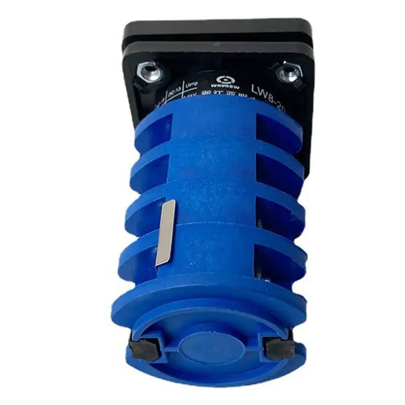 AEE3-Rotary Switch 3 Position 4 Phases 20A 500V Double Speed Motor Switch Small Plate Changeover Cam Switch LW8-20