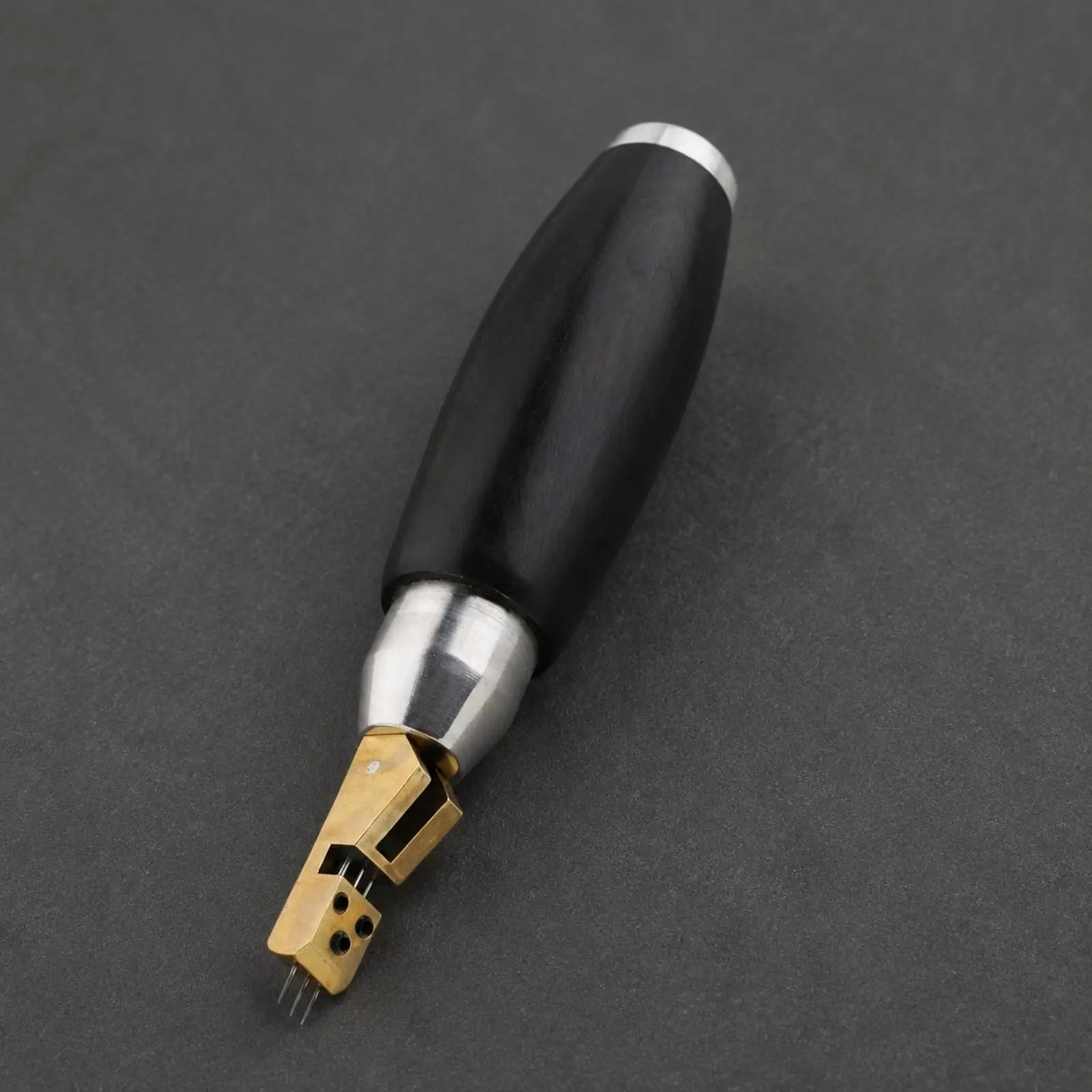 Piano Tuning Hammer Ebony Handle Rotating Piano Tuning Pin Tool Music Gear 3-Position Long-Lasting Steel Head for Repair Shop