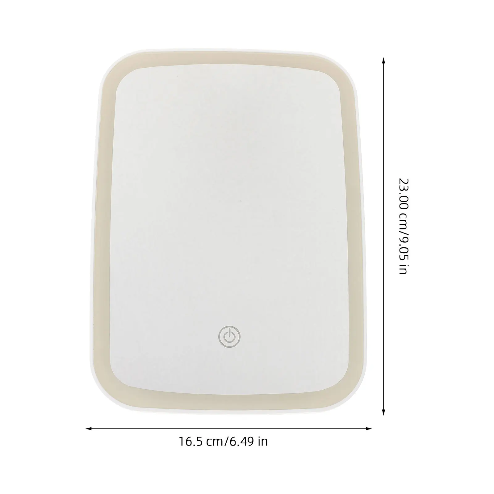 

Foldable Makeup Mirror Adjustable Light Travel Vanity Desktop LED Soft Light Mirror for Makeup Standing Mirror,