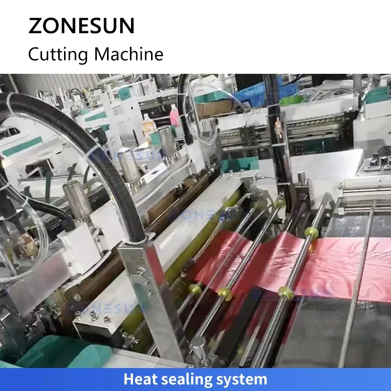 ZONESUN ZS-PCJ1 Macchina automatica per la produzione di sacchetti di plastica Rotolo per tagliare fogli Produzione di sacchetti di polietilene