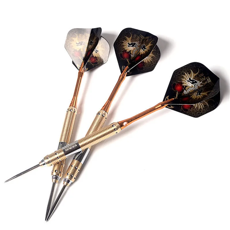 CUESOUL 27g Steel Darts With Aluminum Shafts And Brass Darts Barrel With A Case