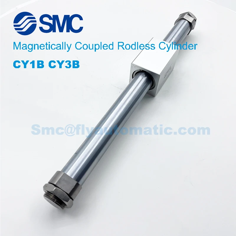 Imagem -02 - Cilindros Rodless Acoplados Magneticamente Smc Cy3b25250 200 300 350 Cy3b25400