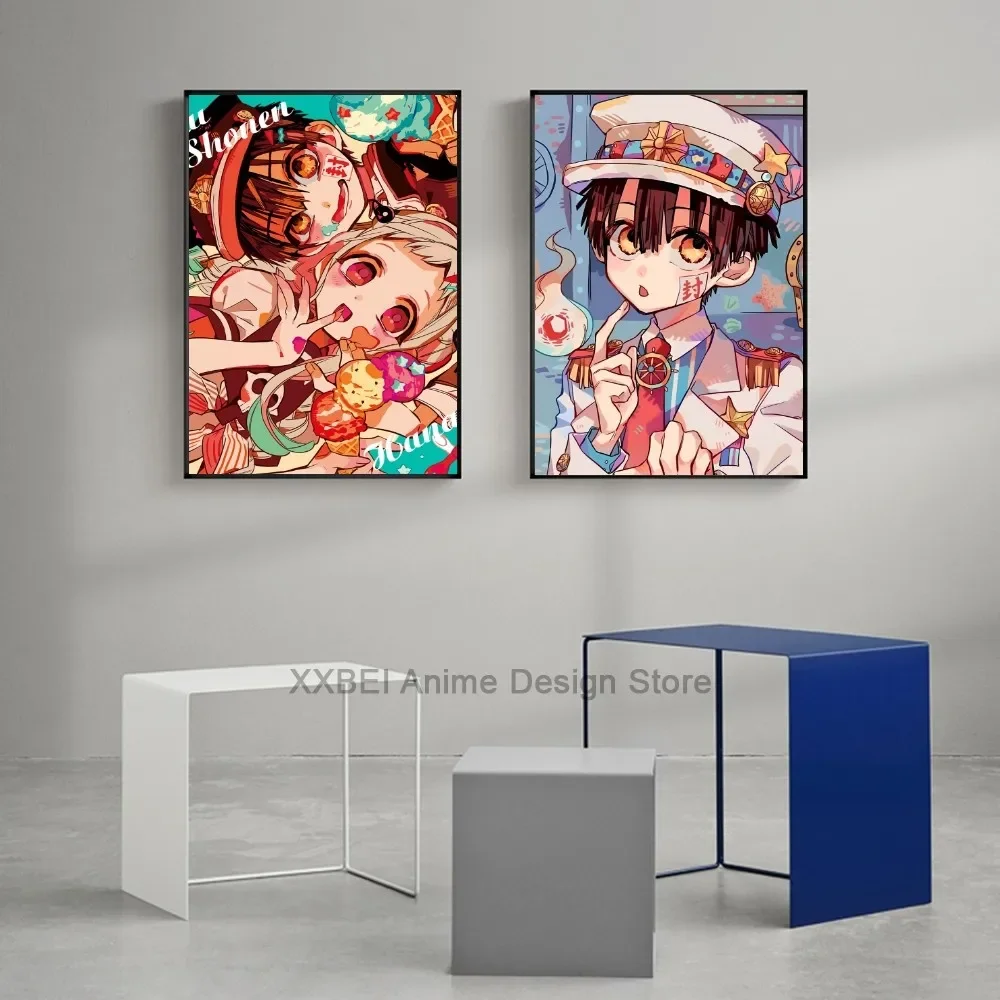 1pc Toilet-bound Hanako-kun Anime Poster Decorative Painting Bedroom Bedside Wall Sticker Living Room Cafe Modern Interior Mural