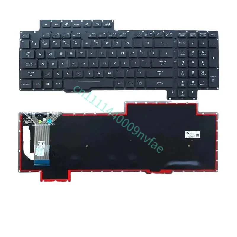 US keyboard With RGB Backlit for ASUS ROG 2 2S G703 G703V G703VI G703GS G703GI 0.3