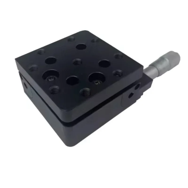 LSSQ-01-4V1 Customized OEM manual linear tilt table Single axis platform size 60x60mm Angle adjustment range 4 degrees