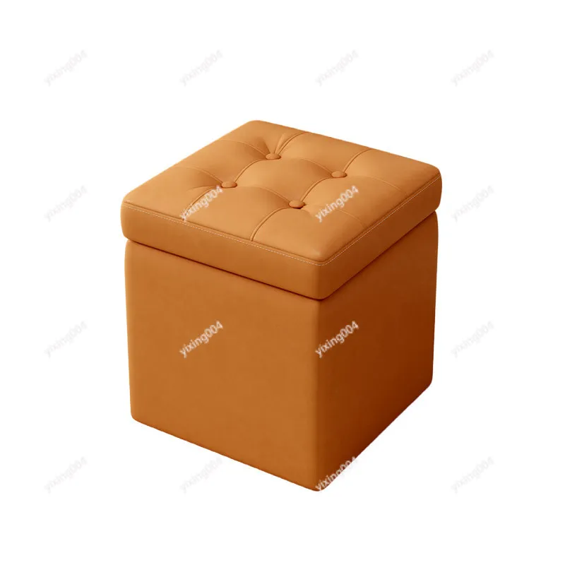 

Entryway Shoe Changing Stool, Multifunctional Storage Low Bench for Home Living Room Daily Use
