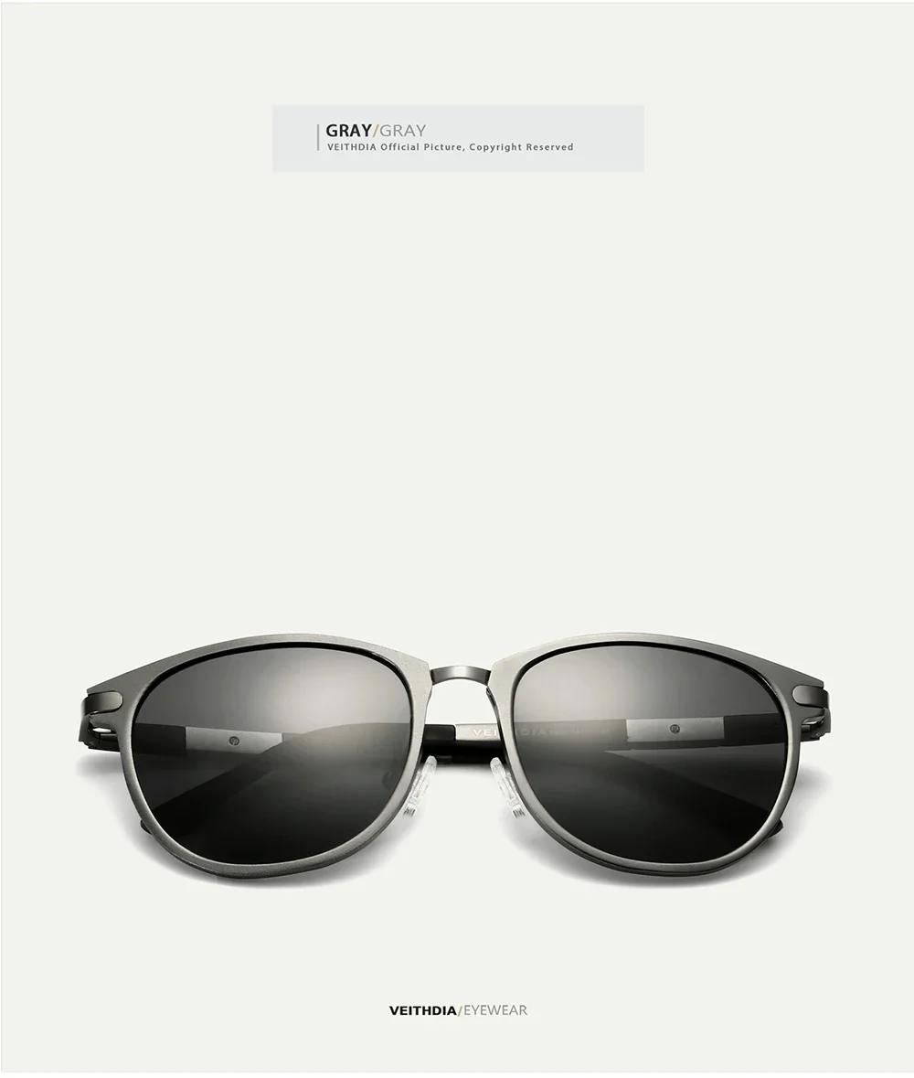 VEITHDIA Sonnenbrille Aluminium Magnesium Brillen Polarisierte Linse Vintage Brillen Männlich Fahren Sonnenbrille Für Männer/Frauen VT6680 – Detail 14