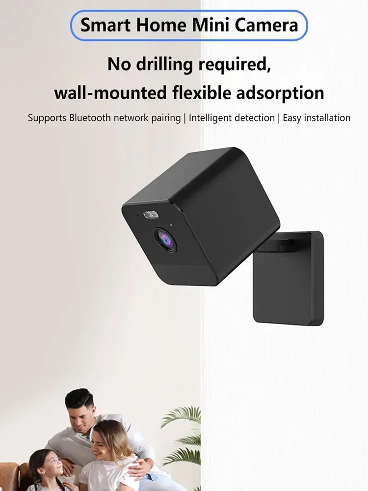 

200W Полноцветная Wi-Fi IP-камера с питанием от аккумулятора, низким энергопотреблением, для домашней безопасности, с ИИ-обнаружением человека, видеоняня, НОВИНКА 2026