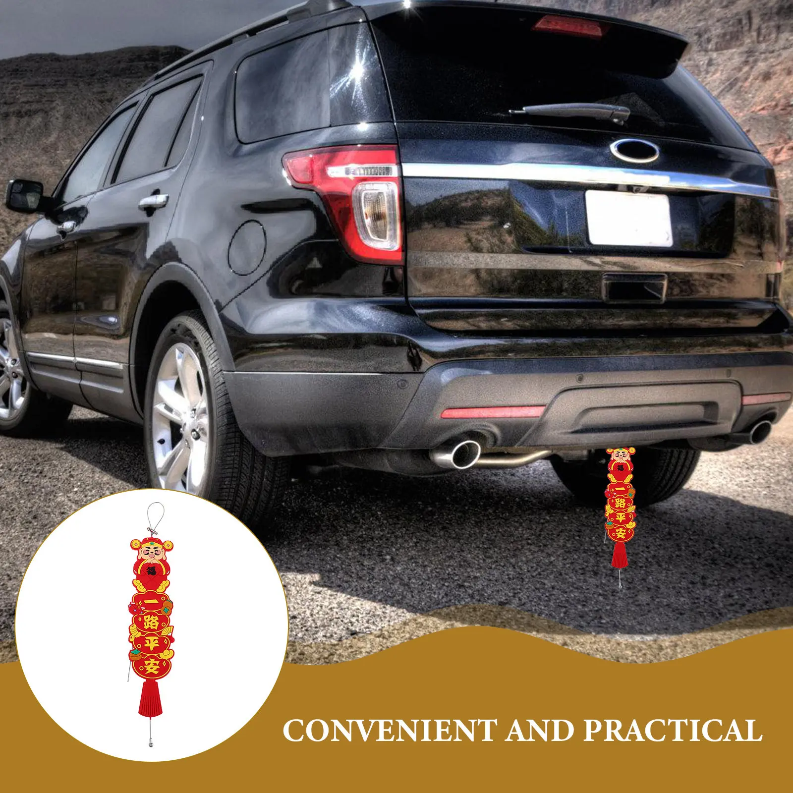 Car Static Elimination Belt Anti Static Strap for Vehicle Grounding Stable Conductivity Stylish Fortune Design Comfort Driving