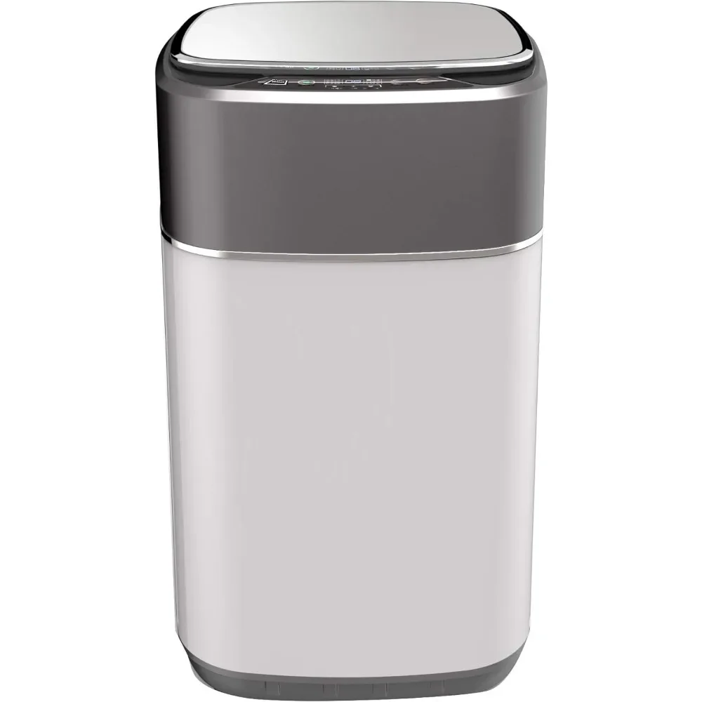 RPW210-C Lavatrice portatile-Pannello display digitale LED-5 cicli-Design di caricamento dall'alto-Lavatrice a basso rumore, 2,1 piedi cubi, Bianco