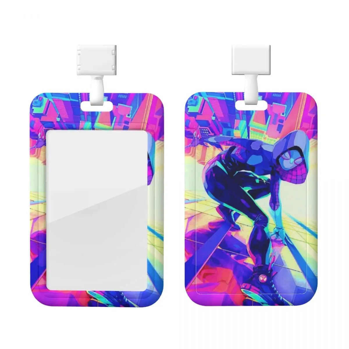 

Пользовательский ремешок Гвен Стейси с Человеком-пауком, защита для удостоверения личности, бейдж-карта, унисекс, студенческий ремешок для кампуса, держатель для карт, аксессуары для удостоверений