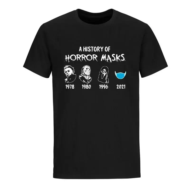 Halloween t shirt Social Distancing Funny Horror Masks Sarcastic