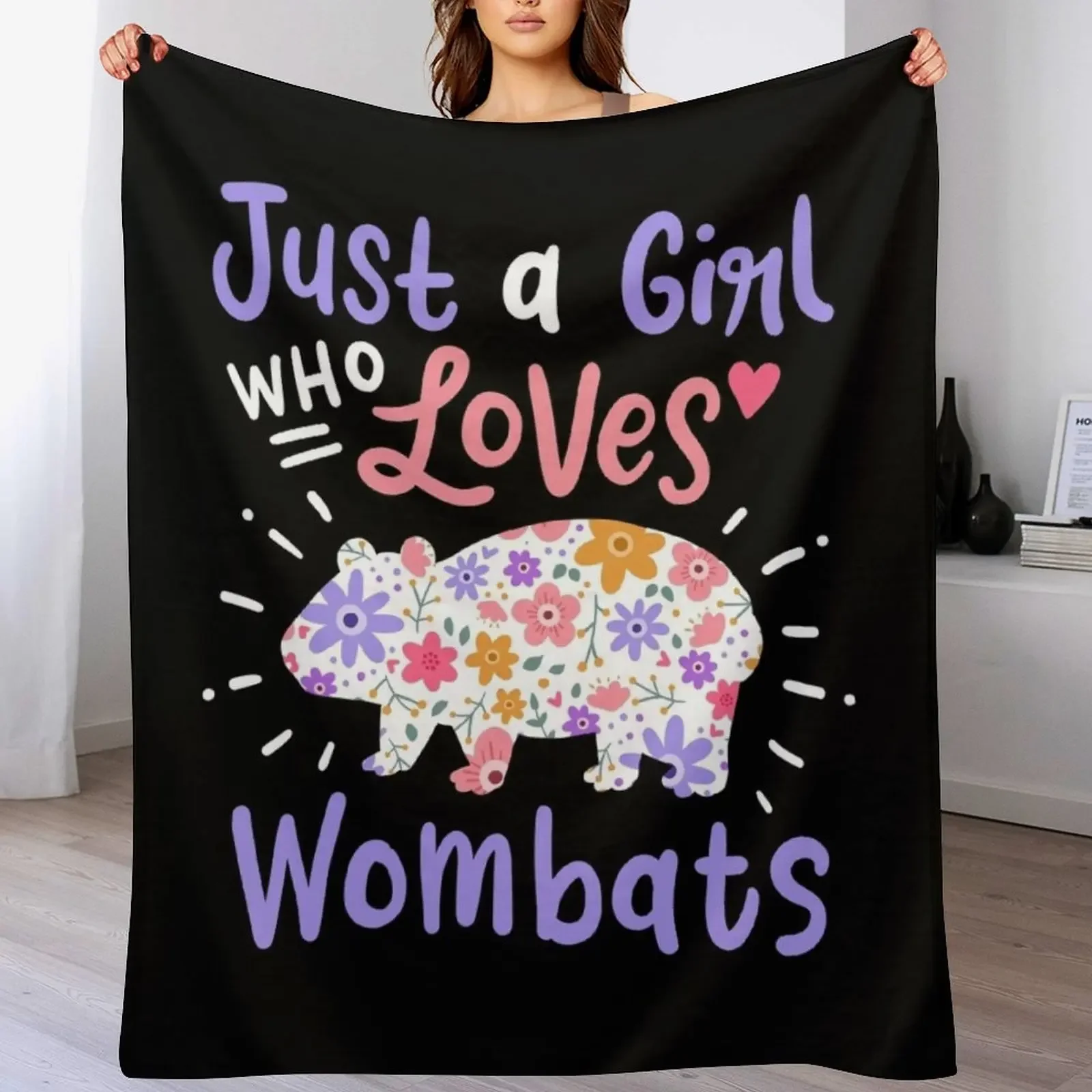 

Wombat Australian Australia Wombat Lover Throw Blanket Quilt Plaid Decorative Beds heavy to sleep Blankets