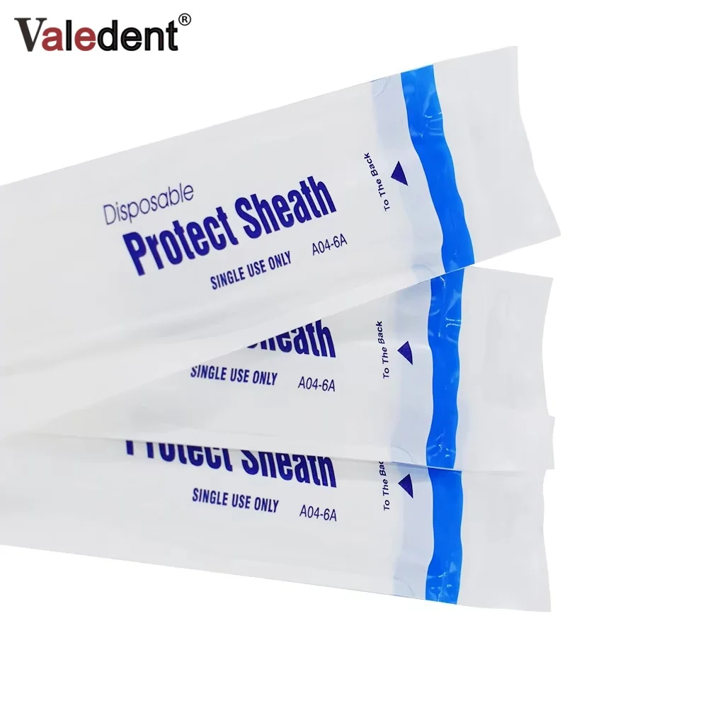 100Pcs/Box Disposable Intraoral Camera Sheath Dental Endoscope Protective Film Sleeves  A04-6A  A850 A9-05 Oral Material