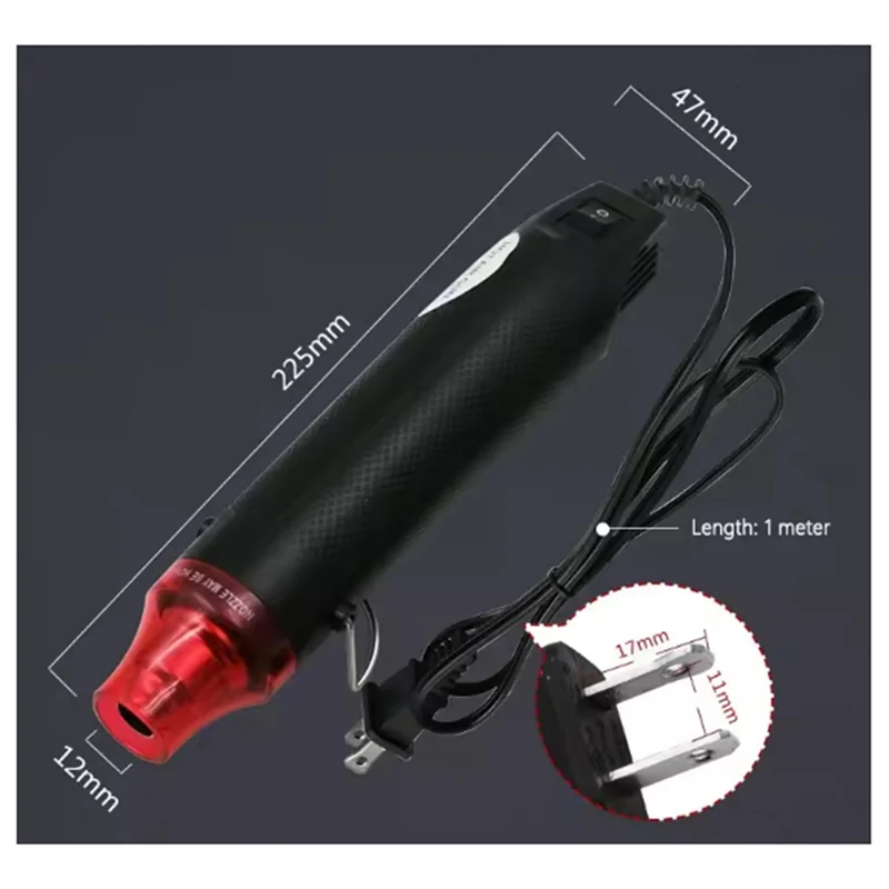 

A84X-мини электрический вентилятор горячего воздуха, паяльная температура, сушилка для термоусадочных трубок, автомобильная пленка, вилка стандарта США