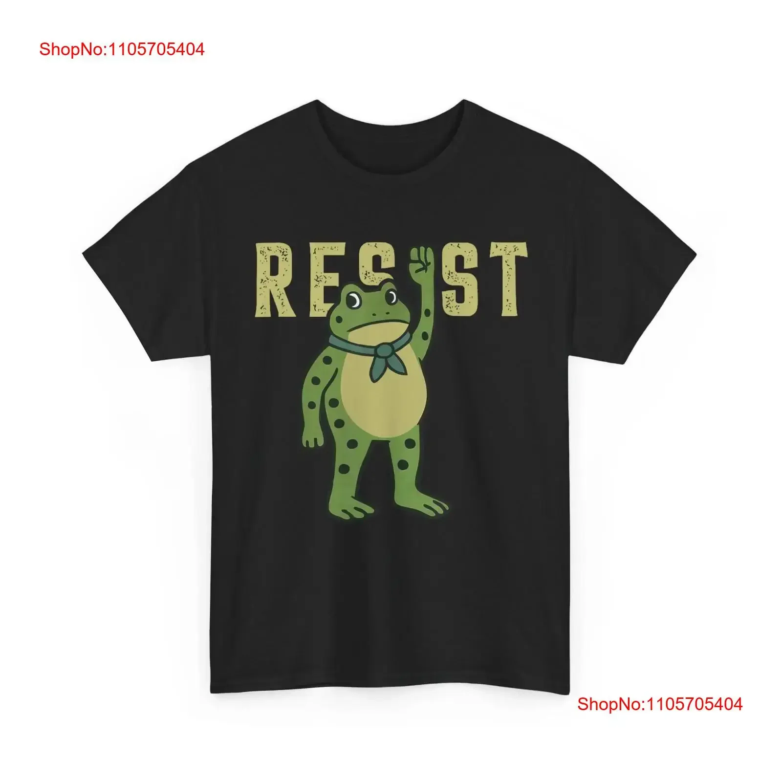 Resist Frog Portland Protest for T Shirt long or short sleeves vintage Washed Comfortable Casual Slightly designer clothes