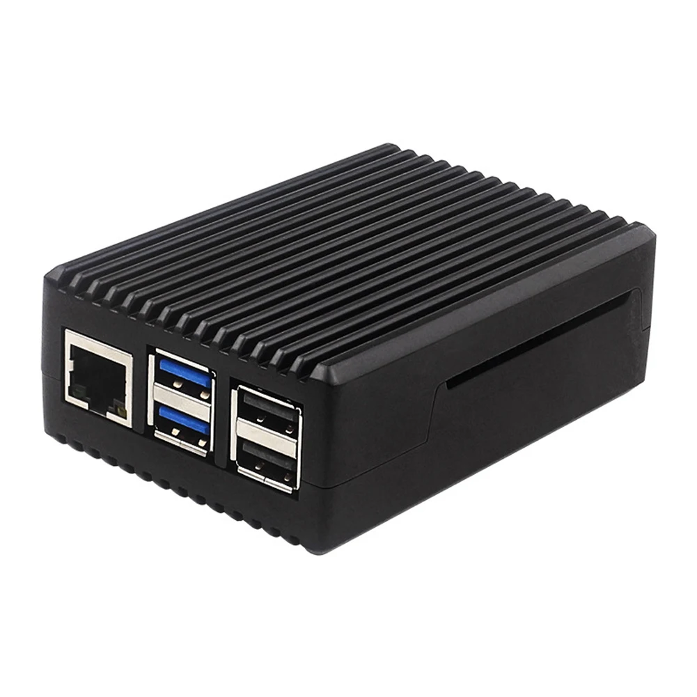 Custodia per Raspberry Pi 5 Custodia in metallo con raffreddamento passivo resistente Custodia per dissipatore di calore in alluminio Raspberry Pi 5 facile da installare per Raspbery Pi5