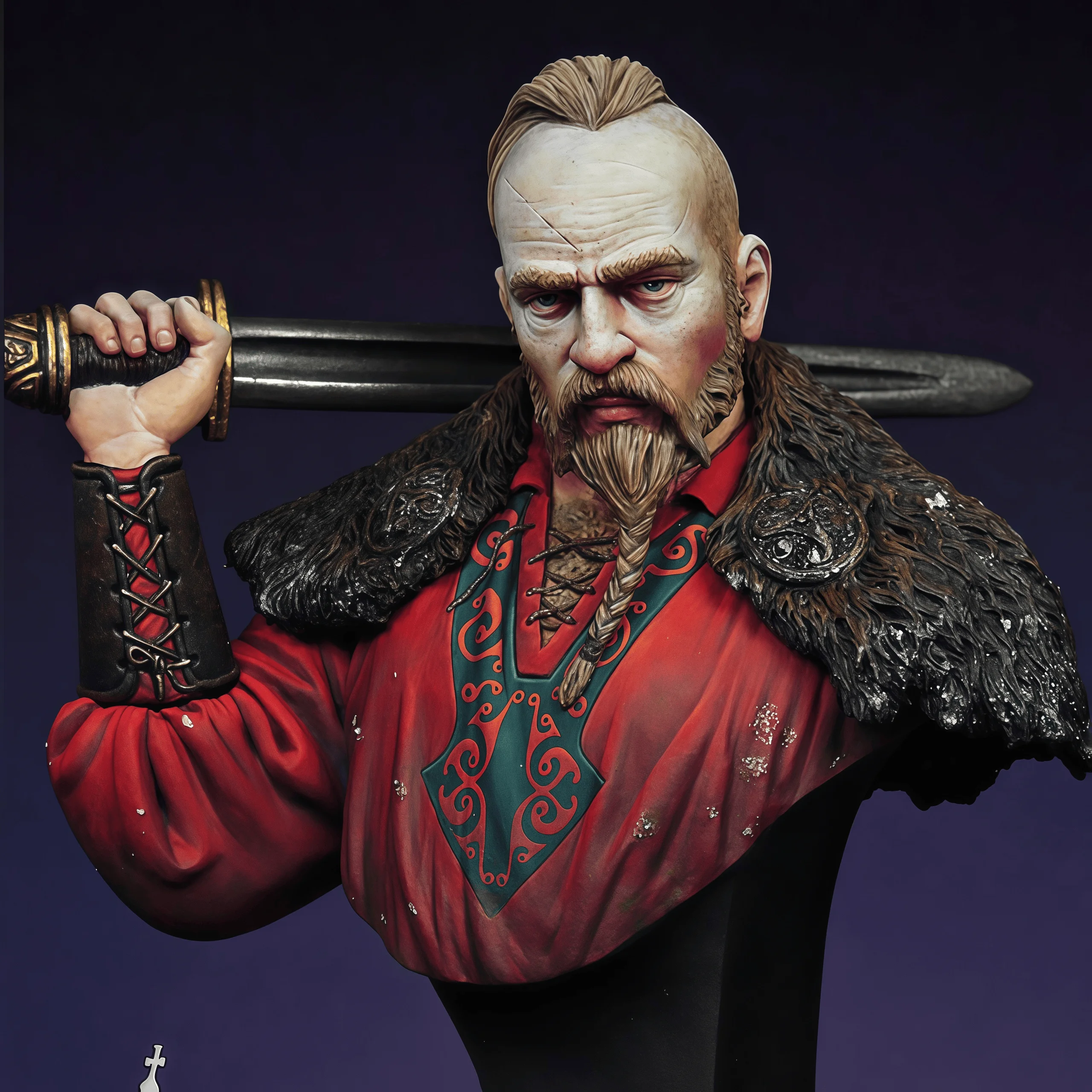 

Precision 1/12 Die-casting Resin Model Kit, GK， Prince Rurik Model, Unpainted