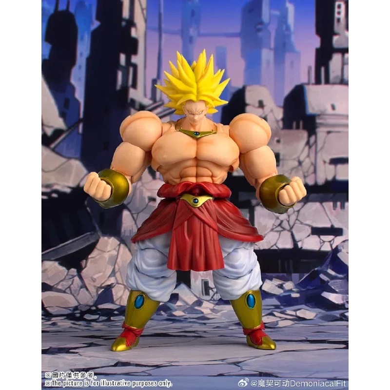 Demoniacal Fit Dragon Ball Z SHF Super Saiyan SSJ Legendary Berserker Broly Broli Anime Action Figure Model Toys