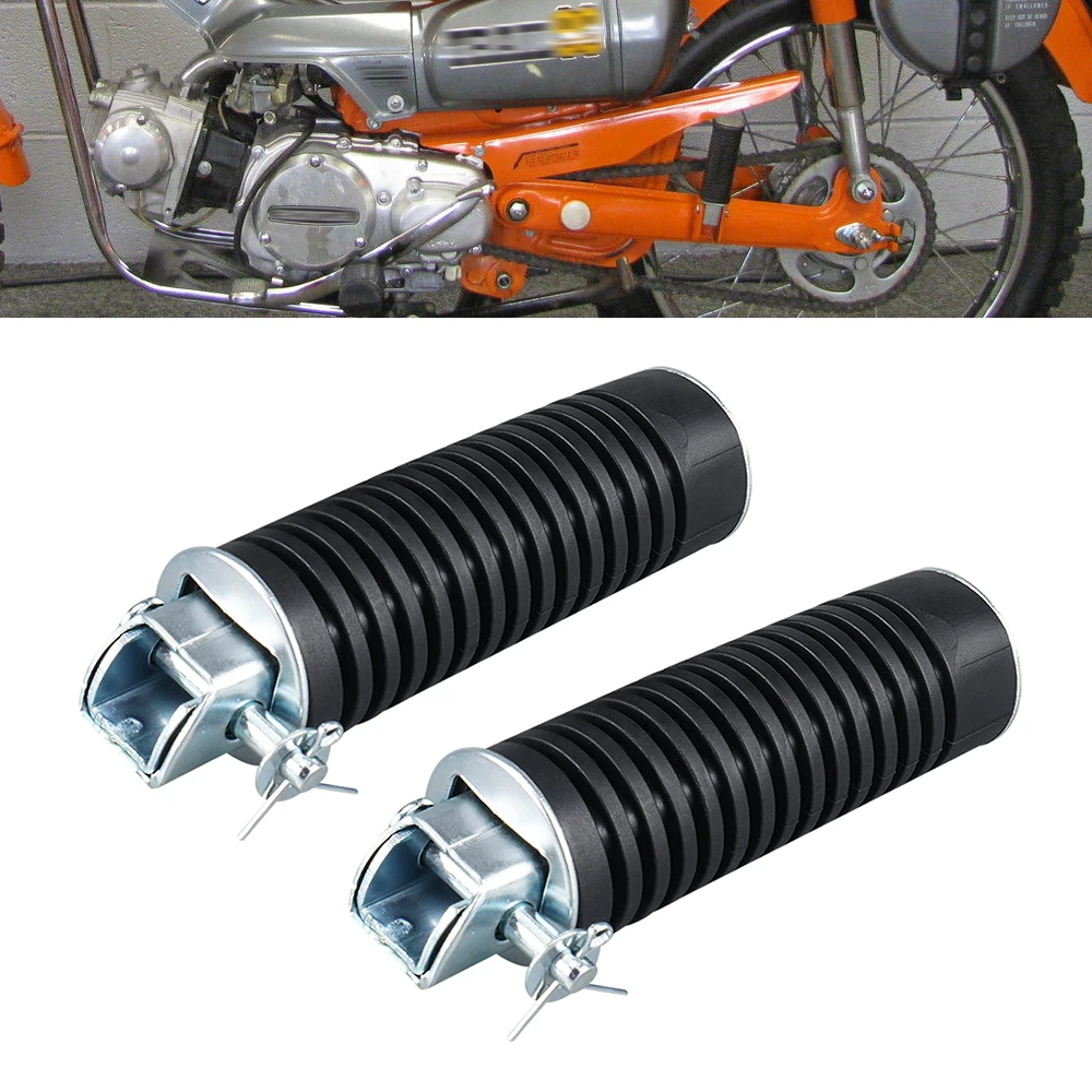 

Motorcycle Footpeg Footrest for Honda CT90 Trail 1969-1979 C70 Passport 80-83 CL100 70-72 CL100S 71-73 CL125S 73-74 CB125S 73-82