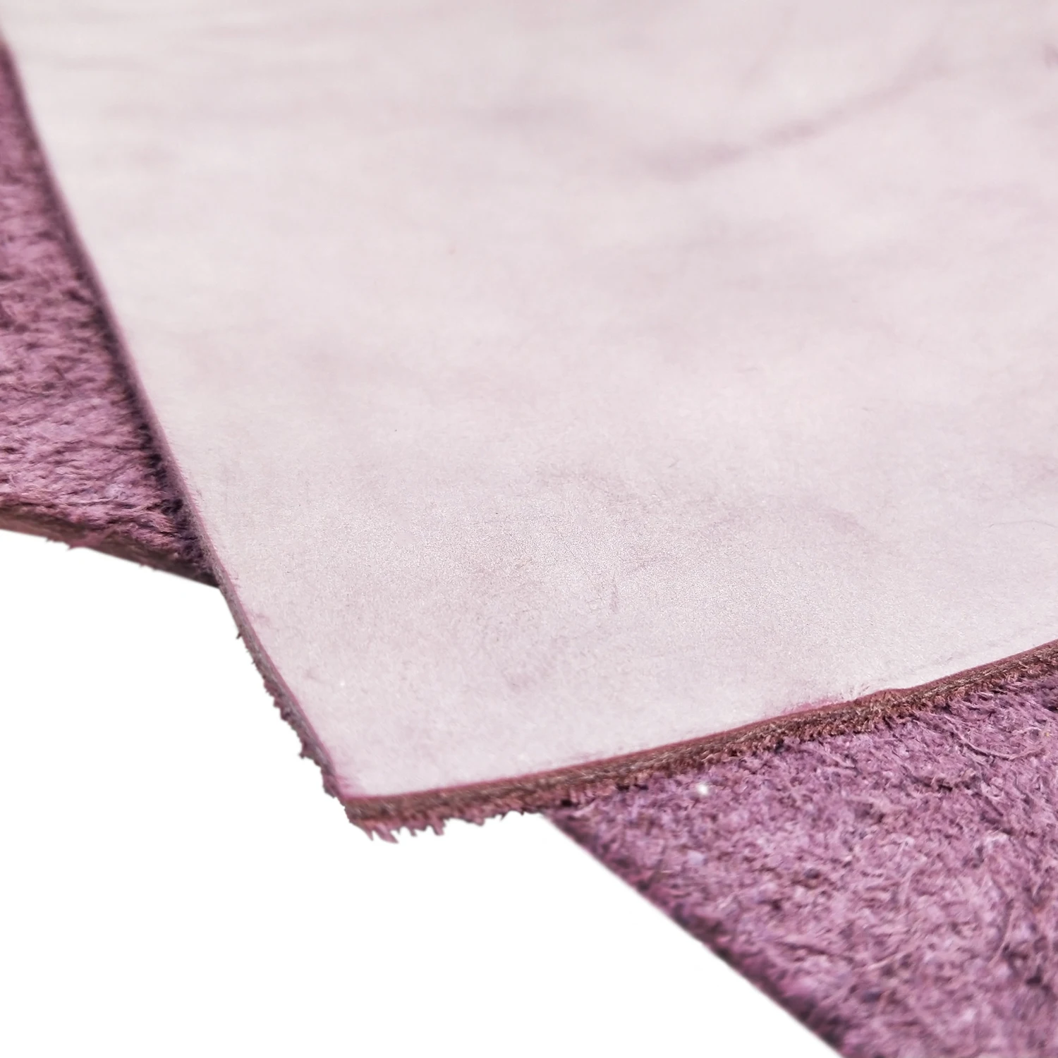 2mm Thick Genuinue Cowhide Fog wax Leather Crafts Tooling Purple First Layer Leather piece Material DIY