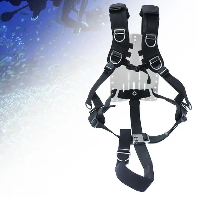 Diving Harness Adjustable Diving Harness With Waist Protection Women Men Ensures Underwater Safety Diving Harness For Travel