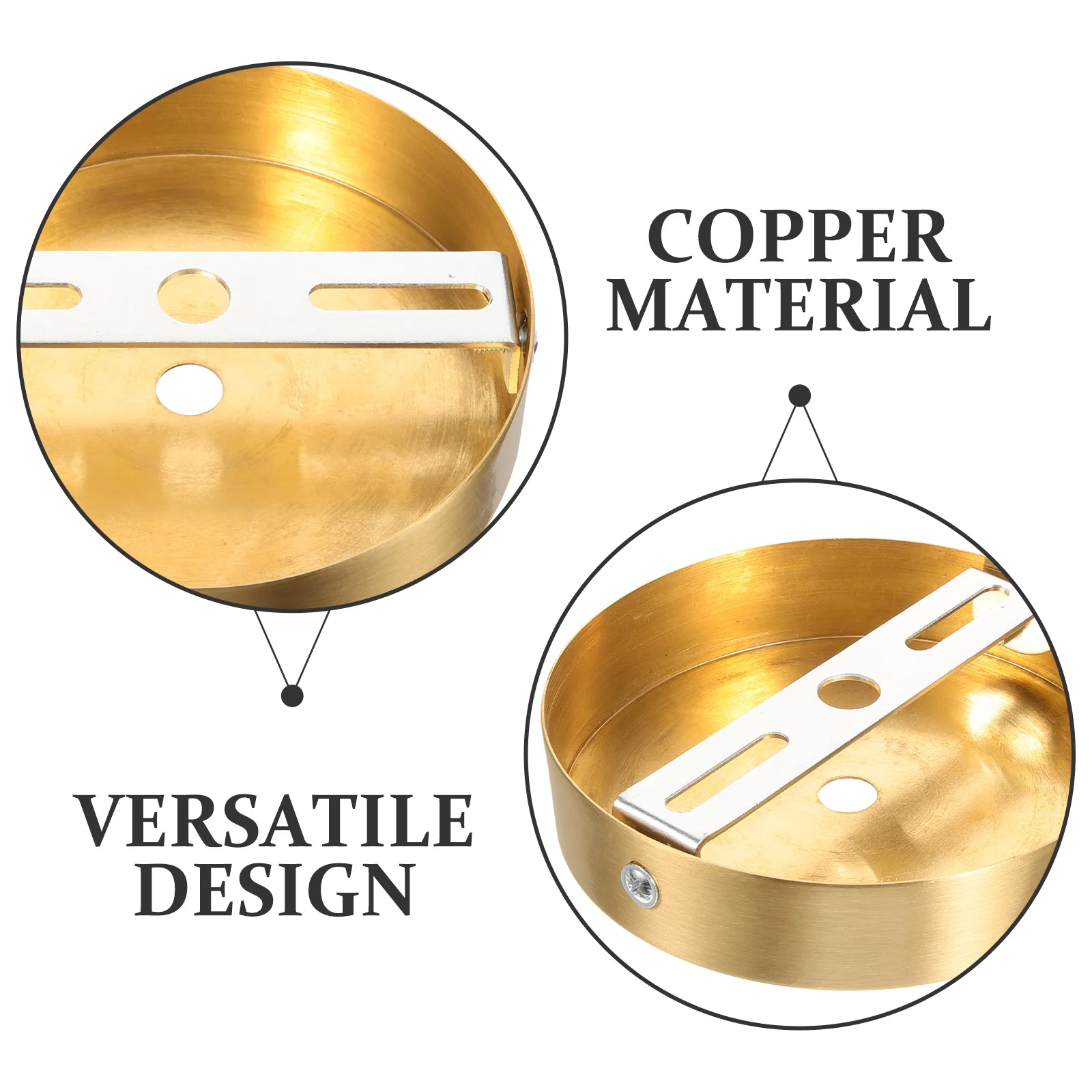 

1 Set Chandelier Canopy Plate Heavy Duty Copper Ceiling Cover For Pendant Light Fixture Mounting Bracket Lamp Hardware Parts