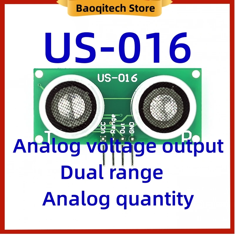 US-016 Analog Voltage Output Dual Range Analog Ultrasonic Distance Measurement Module for Accurate Distance Measurement