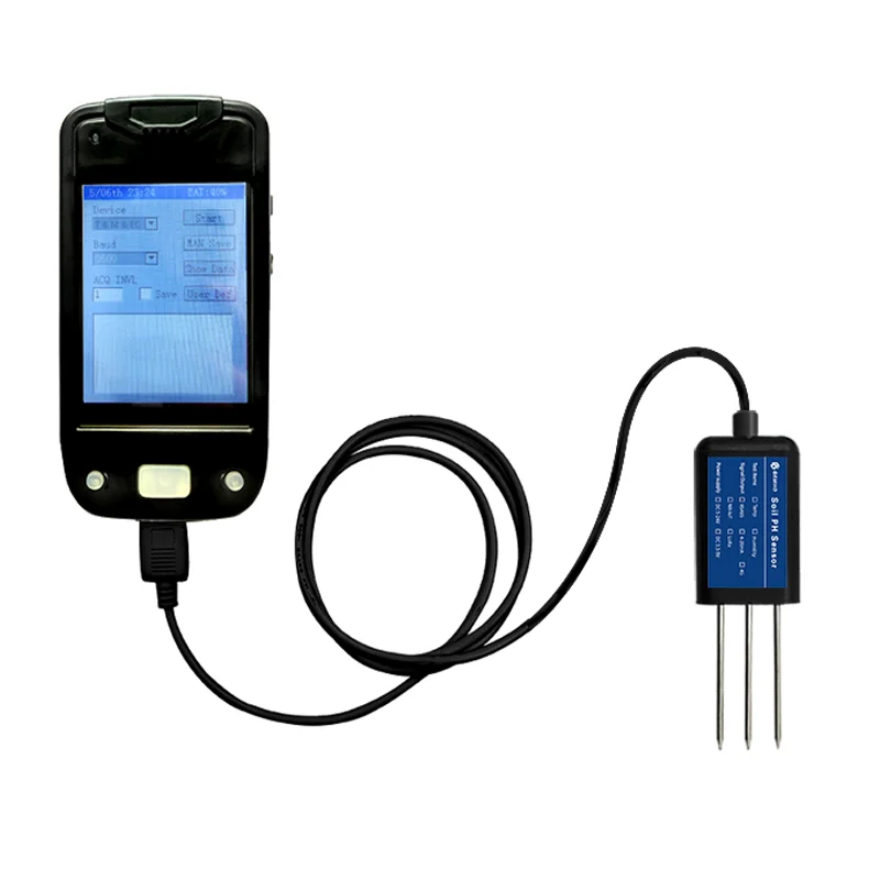 Portable RS485 Output Data Readout Terminal Soil 3pins 5pins Humidity Nutrient NPK Sensor Kit with Data Logger