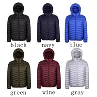 Down Jacket Men's 2025 New 90% White Duck Down Super Light Down Jacket Men's Lightweight Thermal Coat Hooded Feather Coat 3