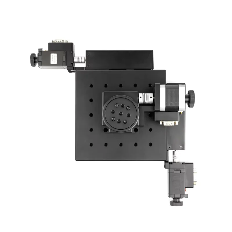 Fasi motorizzate a 3 assi XY + rotazione Tabella di spostamento multiasse XY (15MM) R(diametro60mm)