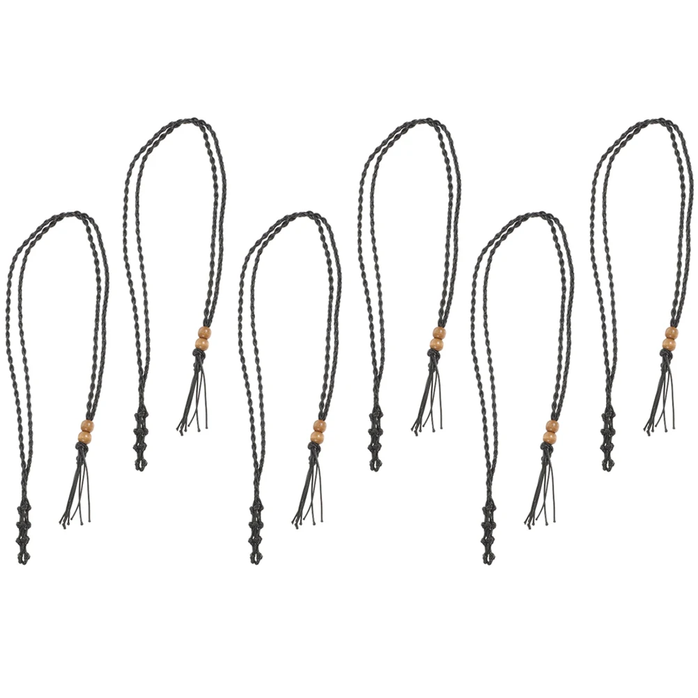 

Woven Necklace Holder Retro Crystal Cage Adjustable Empty Stone Pendant Cord Locket Chain Lightweight Durable Jewelry