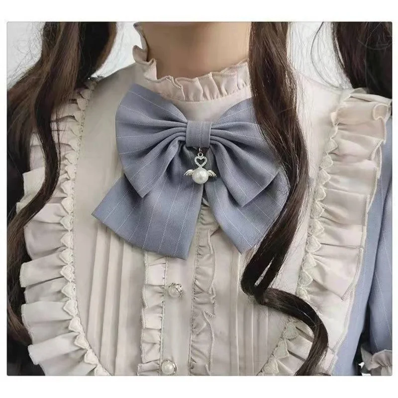 Classical vintage lolita dress for women soft sisters temperament long sleeve girls op sweet cute daily bow ruffle dress oi5844