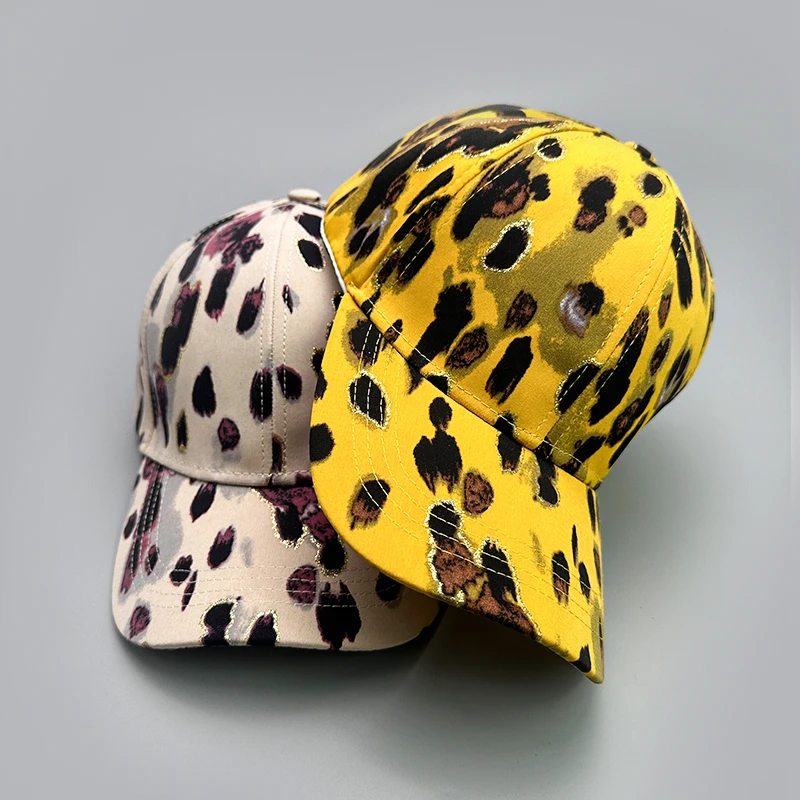 Graffiti Leopard Stripe Print Baseball Hats New Unisex Personal Outdoor Breathable Sunshade Versatile Fashion ins Snapback Caps