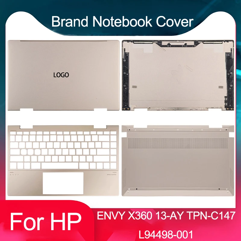 New Top Case For HP ENVY X360 TPN-C147 13-AY Laptop LCD Back Cover Front Bezel Hinges Palmrest Bottom Case 13.3