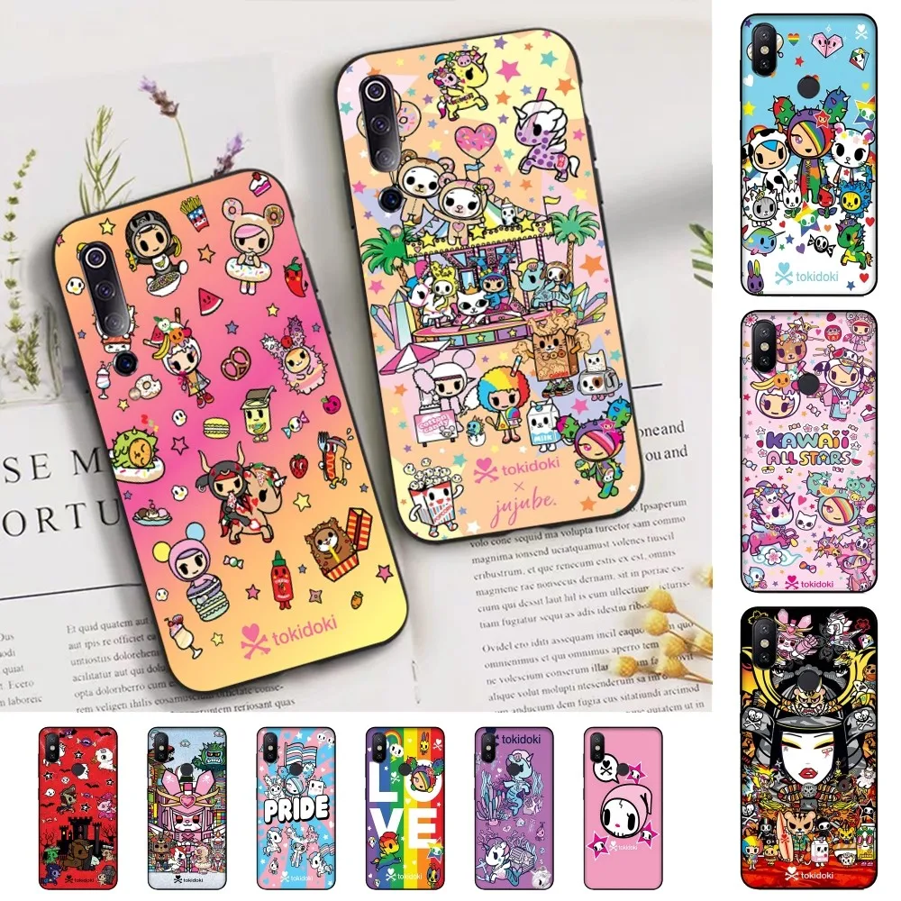 Japan T-Tokidokis Phone Case For Xiaomi Mi 5X 8 9 10 11 12 Lite Pro 10T PocoX3pro PocoM3 Note 10 Pro Lite