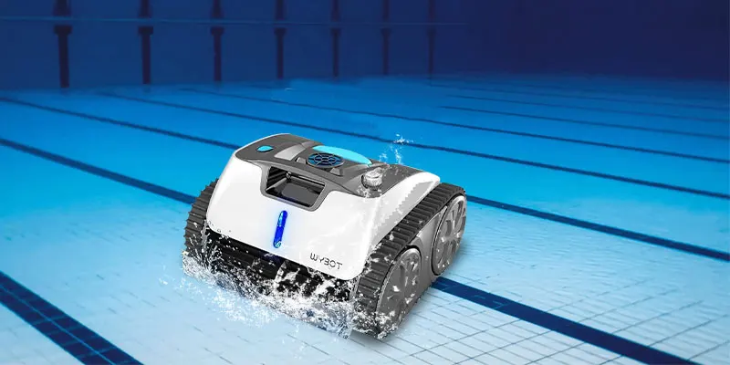 منظف حمام السباحة اللاسلكي عالي الكفاءة، مكنسة كهربائية أوتوماتيكية بالكامل لتسلق الجدار وحمام السباحة، منظف شفط روبوت مباشر من المصنع