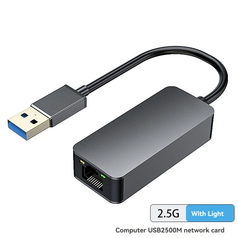 2500Mbps USB C Ethernet a RJ45 2.5G adattatore cablato USB RJ45 scheda di rete LAN per PC Laptop