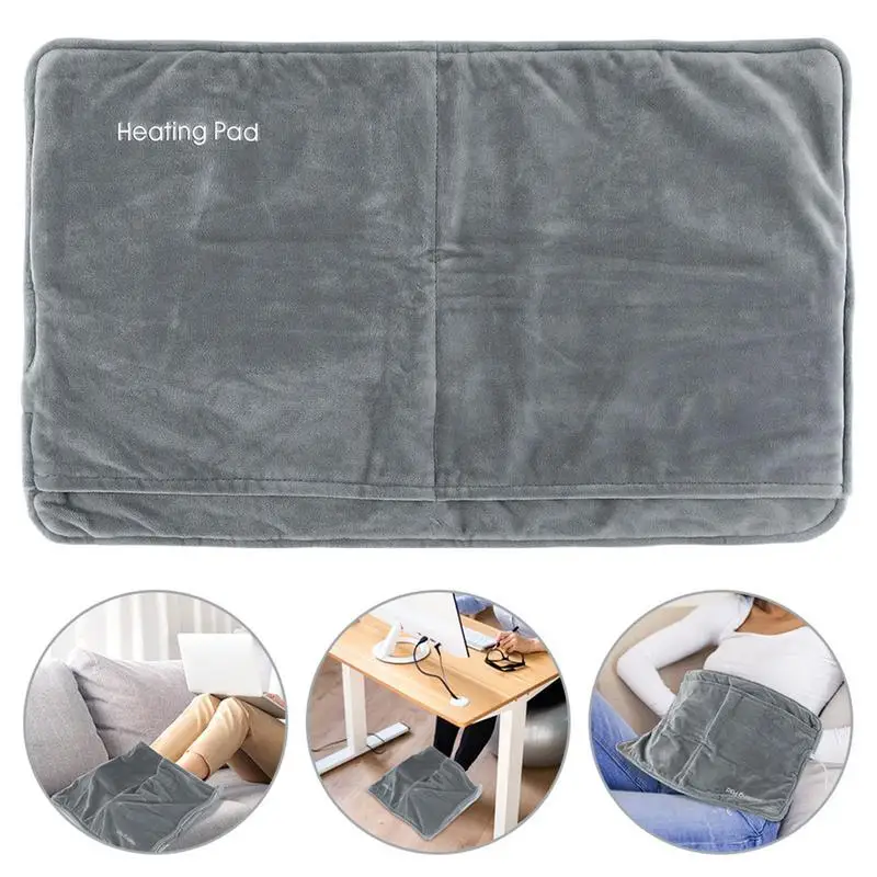 Heated Foot Warmer Electrical Soft Foot Heaters Fast Heating Pads Electrical Bedding For Reading Working Studying Sleeping