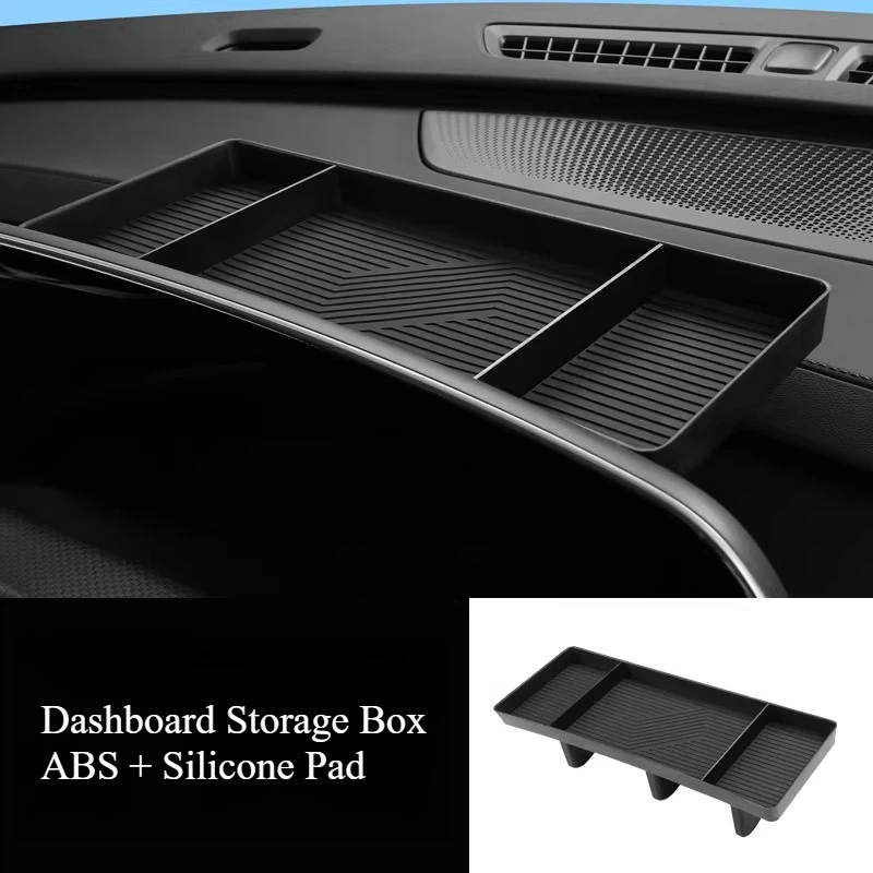 For Cadillac XT5 2025 Retrofit Screen Rear Storage Box Dashboard Storage Box Auto Supplies Automobiles Interior Accessories